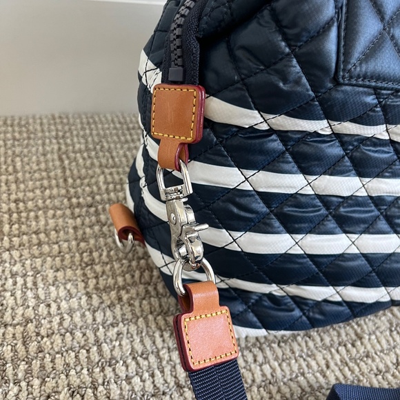 MZ Wallace Striped Small Sutton Deluxe Top Handle Bag - Picture 5 of 13